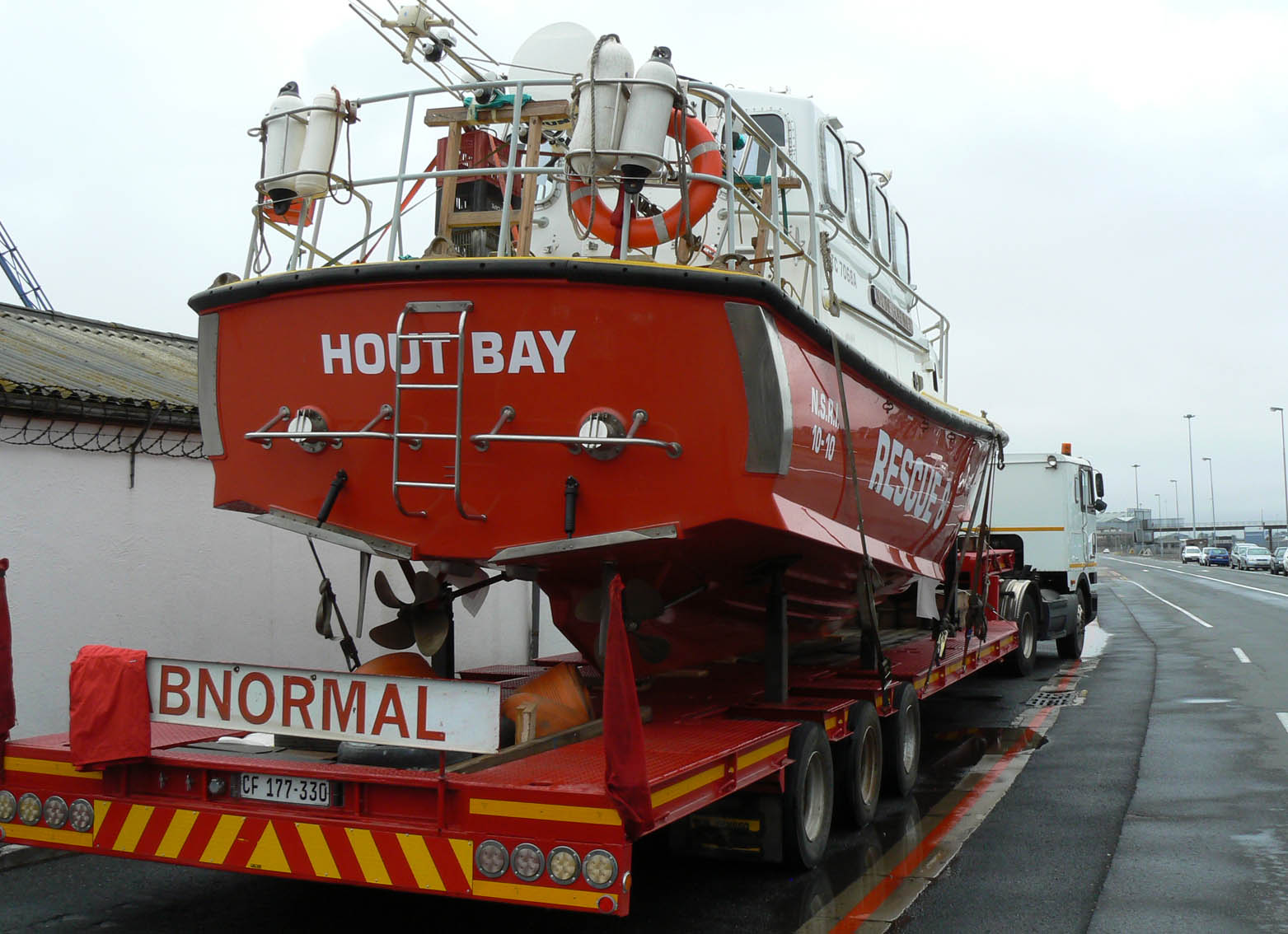 ... arriving at Royal Cape Yacht Club.