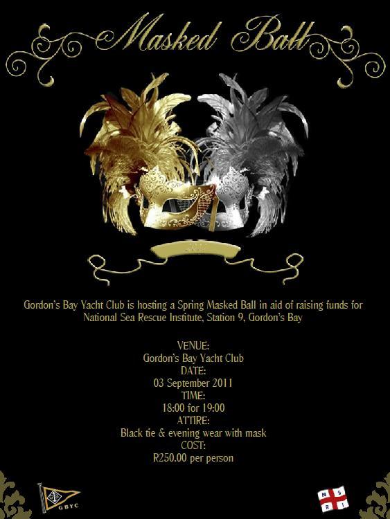 Masked Ball Layout Masked Ball | NSRI