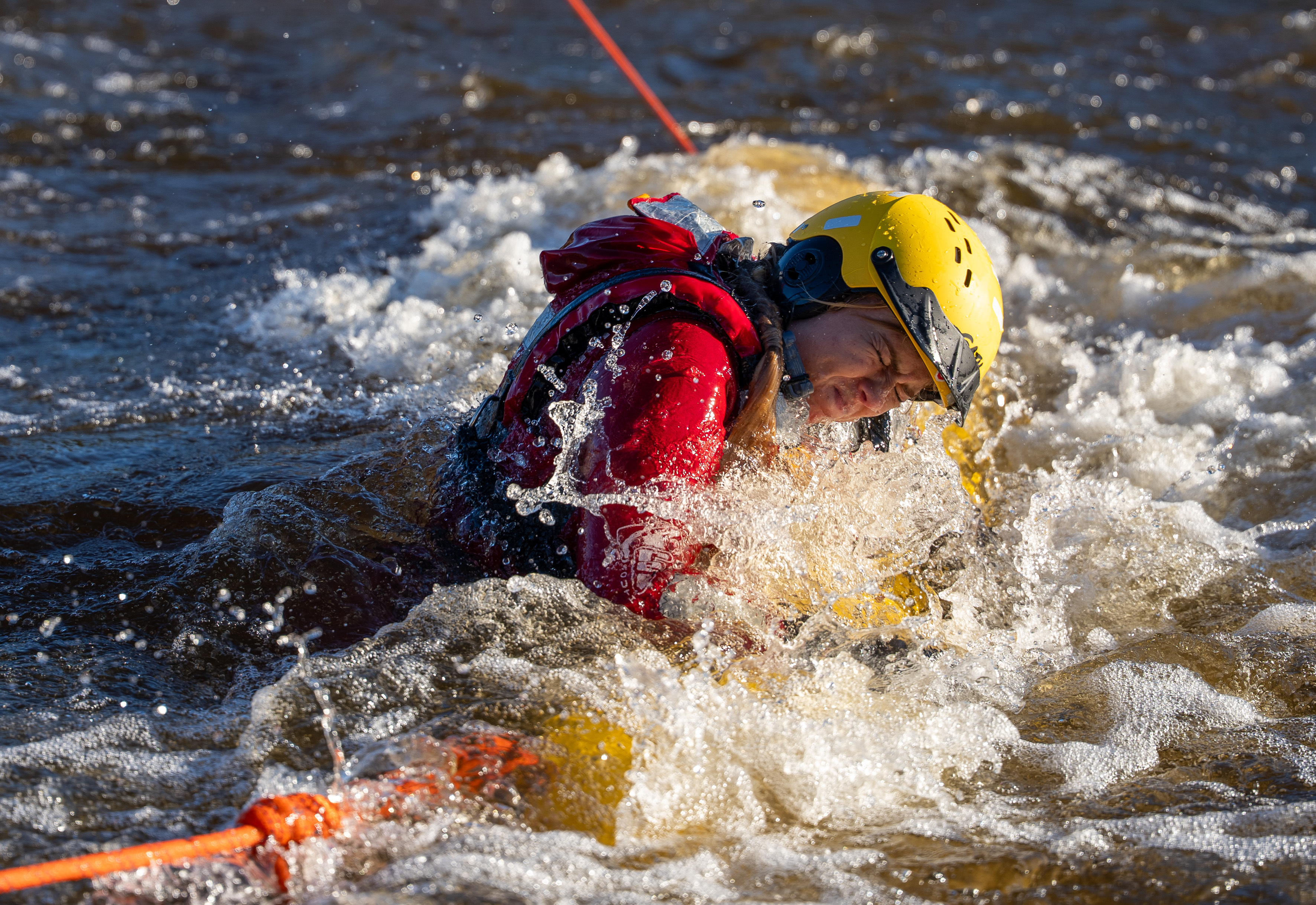 Swiftwater. Picture Andrew Ingram / NSRI