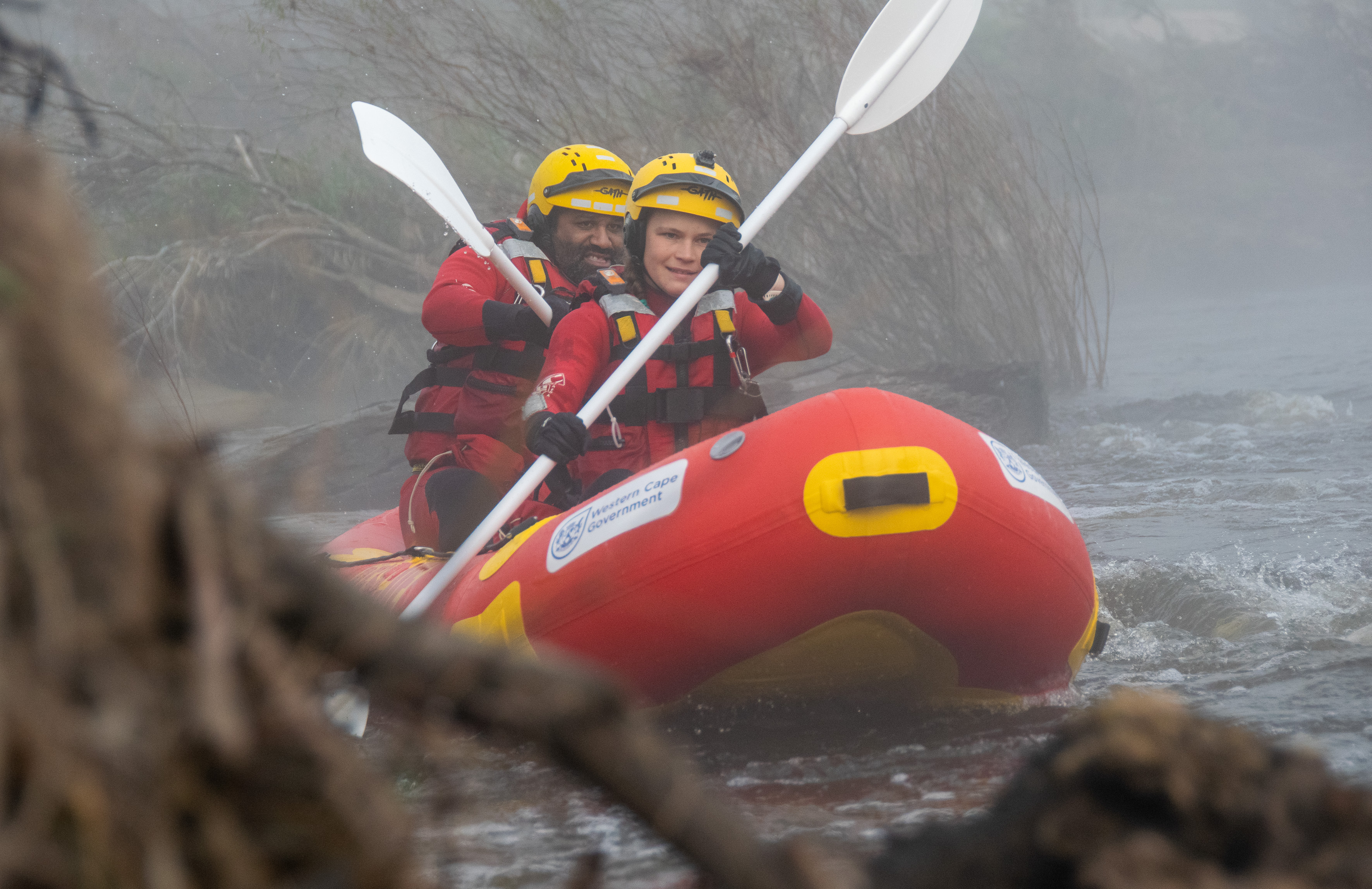 Swiftwater. Picture Andrew Ingram / NSRI