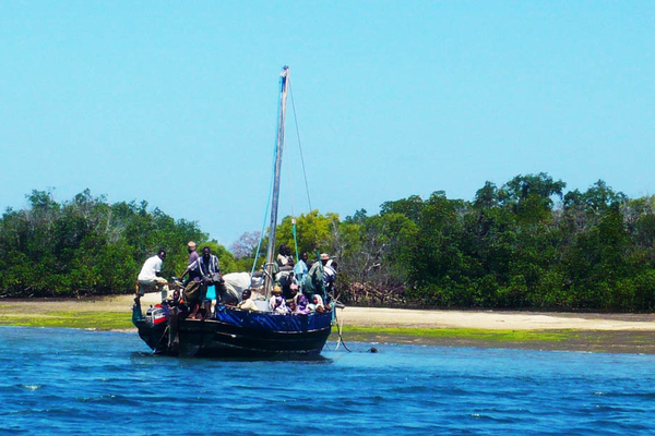 E Stranded Boat