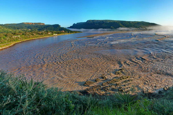 A River Mouth after heavy rain 011 029