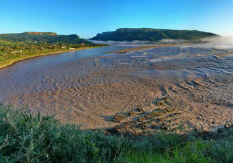 A River Mouth after heavy rain 011 029