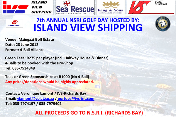 NSRI Charity Golf Day Invitation