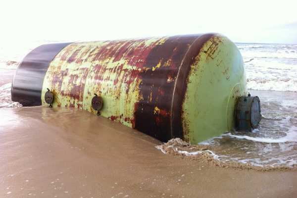 Beached Container