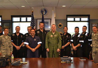 A Group pic with Base commander