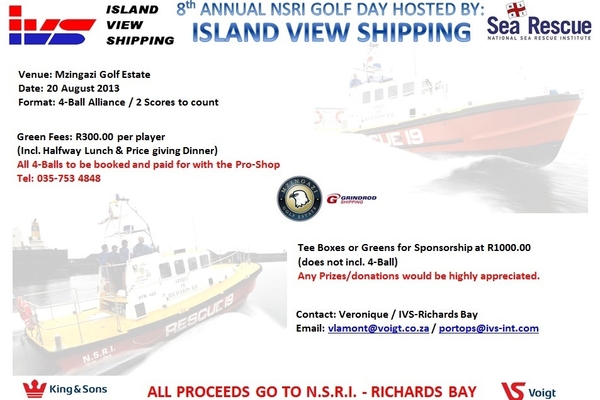 NSRI IVS GOLFDAY 2013