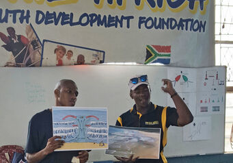 Ntuthuko Makhathini and Refeloa Zililo from Sail Africa