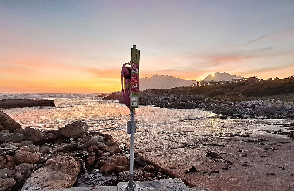 Pink Rescue Buoy